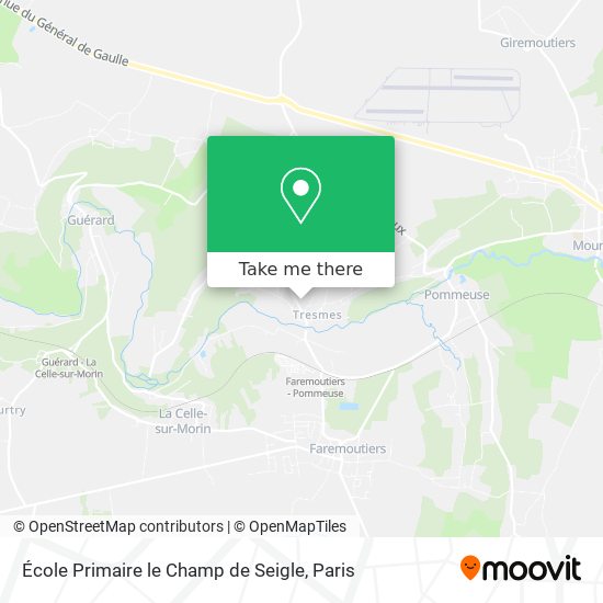 Mapa École Primaire le Champ de Seigle