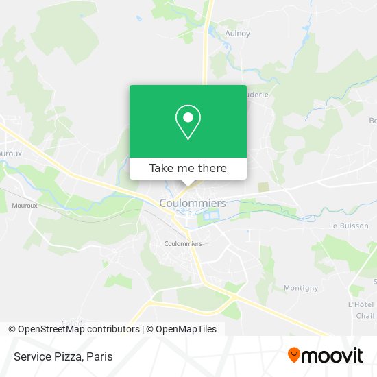 Mapa Service Pizza