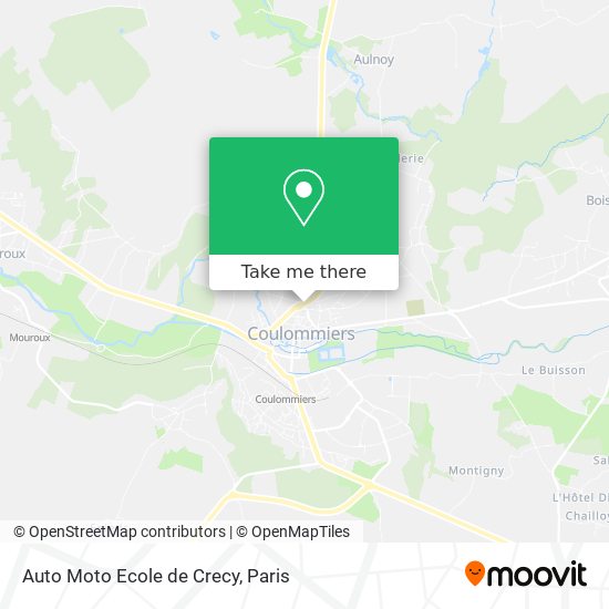 Auto Moto Ecole de Crecy map