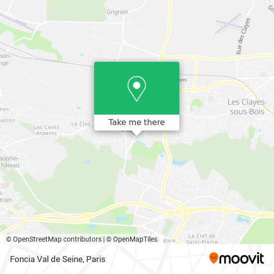 Foncia Val de Seine map