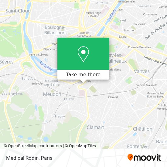 Mapa Medical Rodin