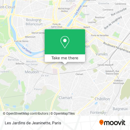 Les Jardins de Jeaninette map