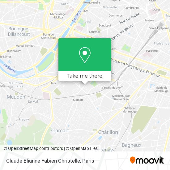 Mapa Claude Elianne Fabien Christelle