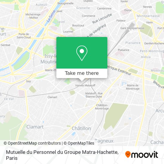 Mapa Mutuelle du Personnel du Groupe Matra-Hachette