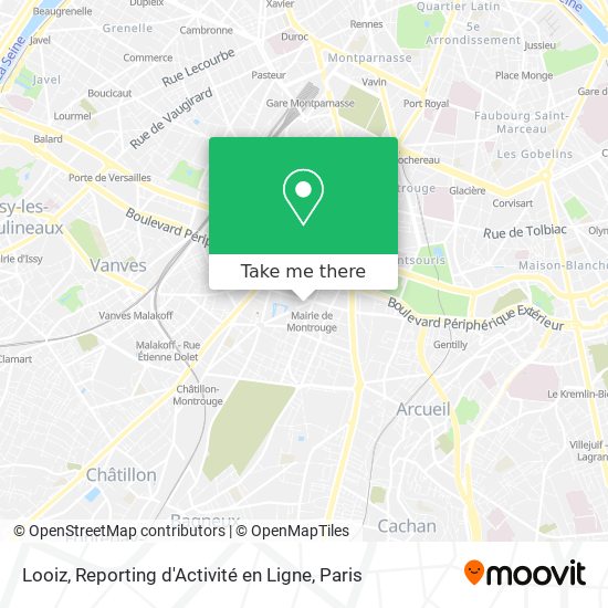 Mapa Looiz, Reporting d'Activité en Ligne