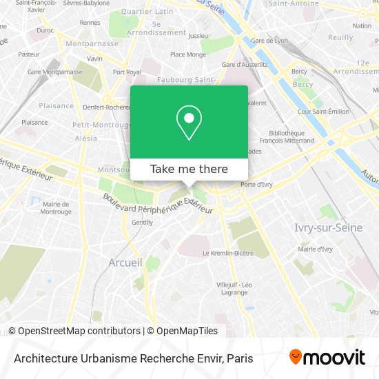 Architecture Urbanisme Recherche Envir map