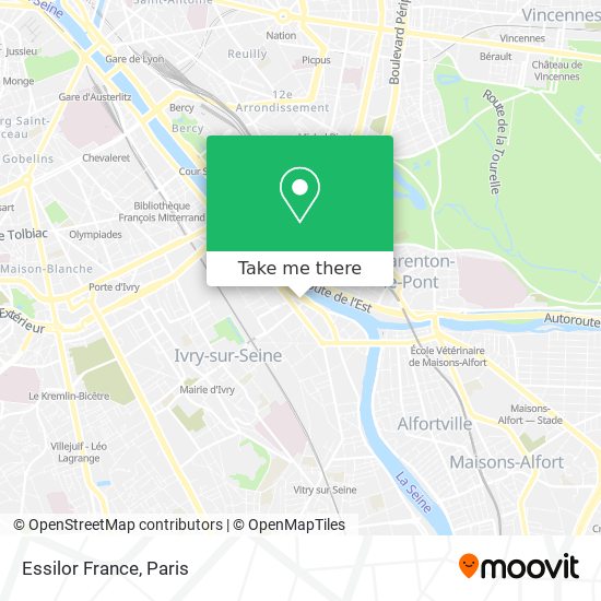 Essilor France map