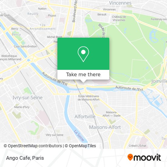 Ango Cafe map