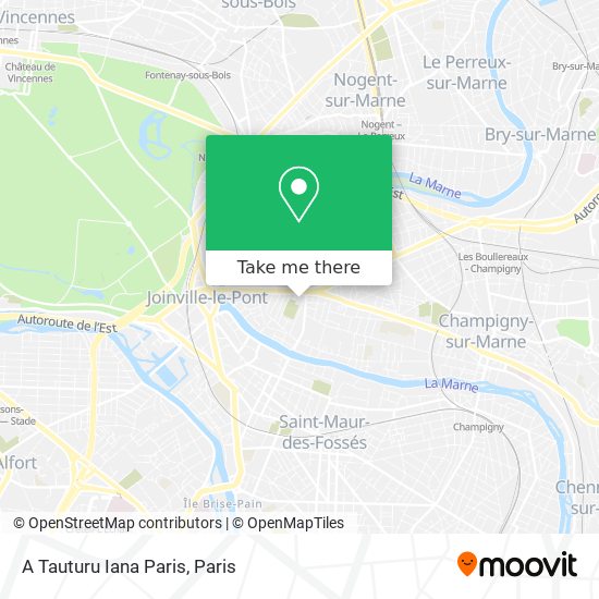 Mapa A Tauturu Iana Paris