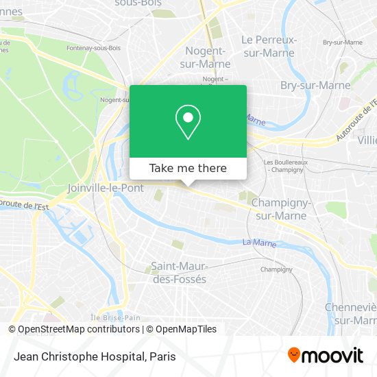 Jean Christophe Hospital map