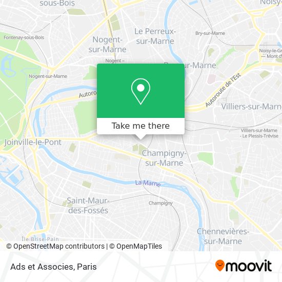 Ads et Associes map