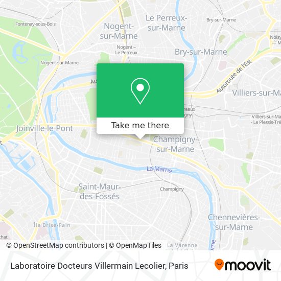 Mapa Laboratoire Docteurs Villermain Lecolier