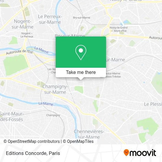 Editions Concorde map