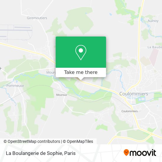 La Boulangerie de Sophie map