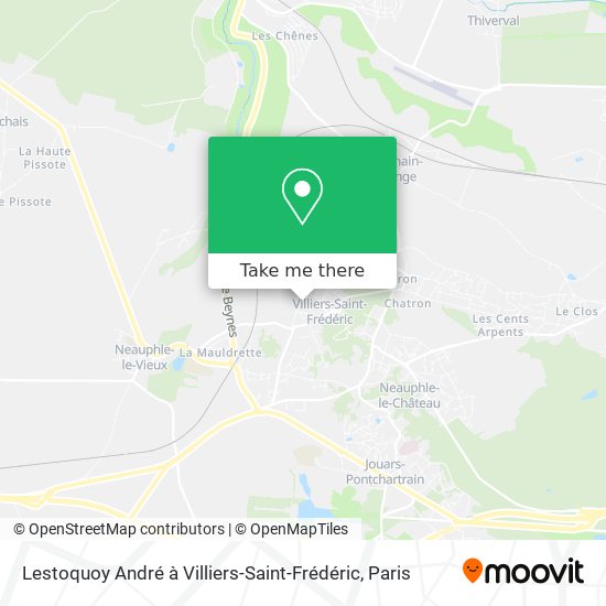 Lestoquoy André à Villiers-Saint-Frédéric map