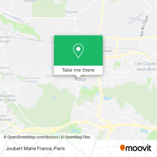 Mapa Joubert Marie France