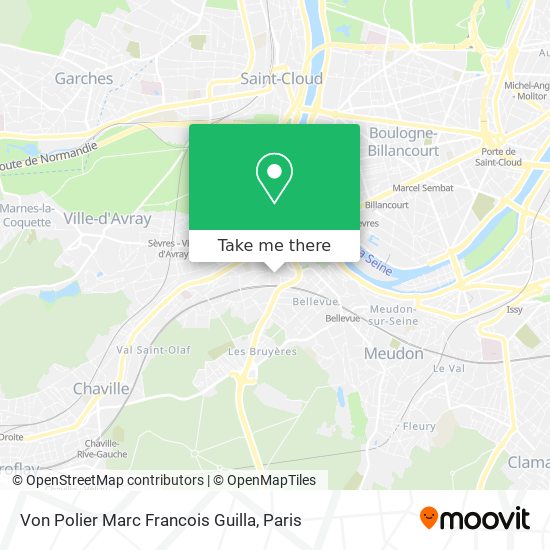 Von Polier Marc Francois Guilla map
