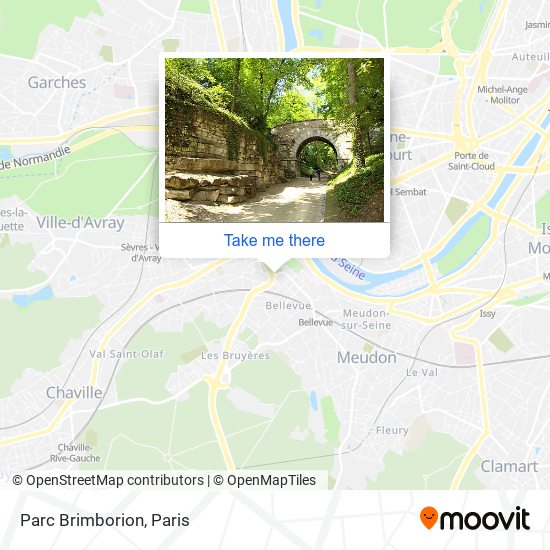 Parc Brimborion map