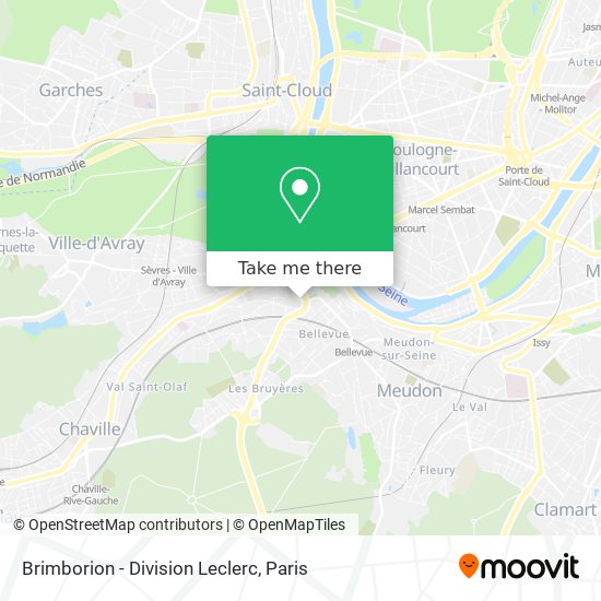 Brimborion - Division Leclerc map