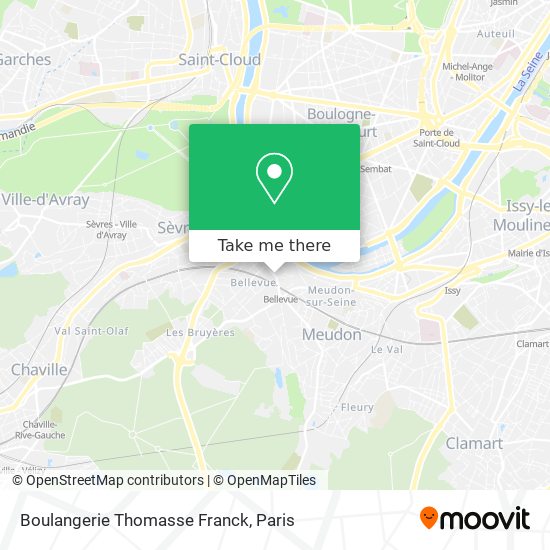 Mapa Boulangerie Thomasse Franck