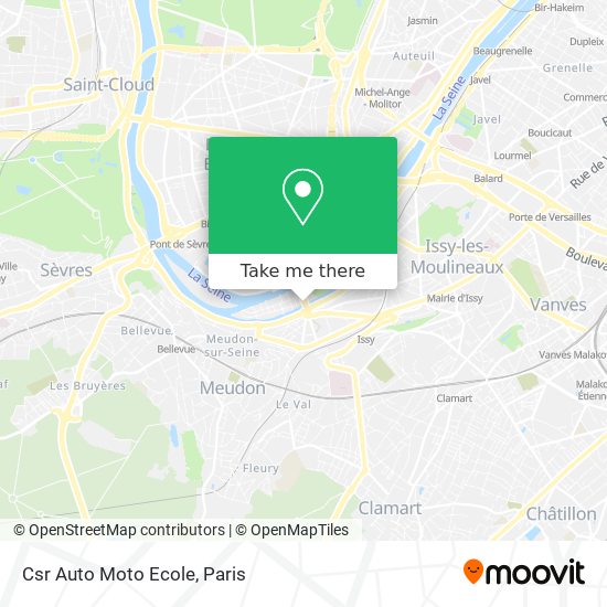 Csr Auto Moto Ecole map