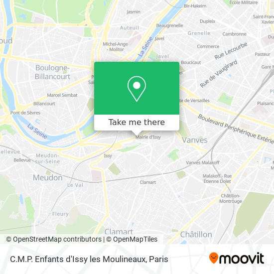 C.M.P. Enfants d'Issy les Moulineaux map