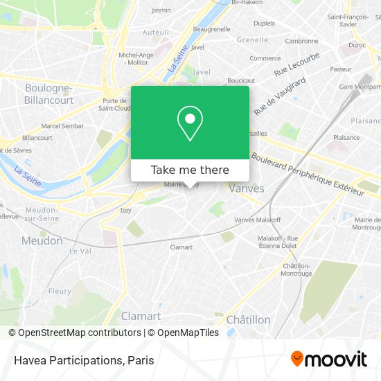 Havea Participations map