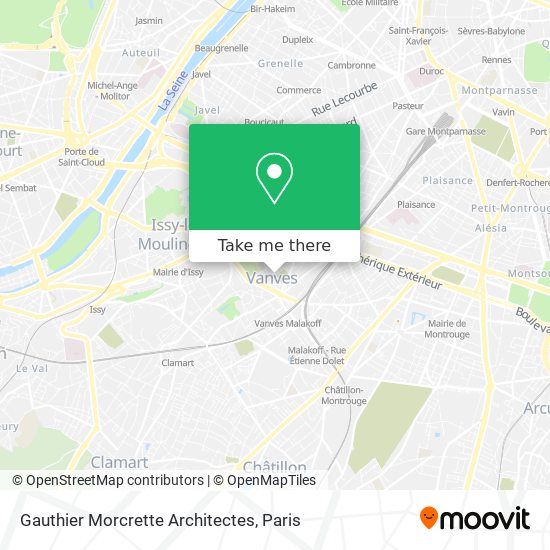 Gauthier Morcrette Architectes map