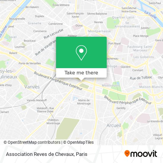 Mapa Association Reves de Chevaux