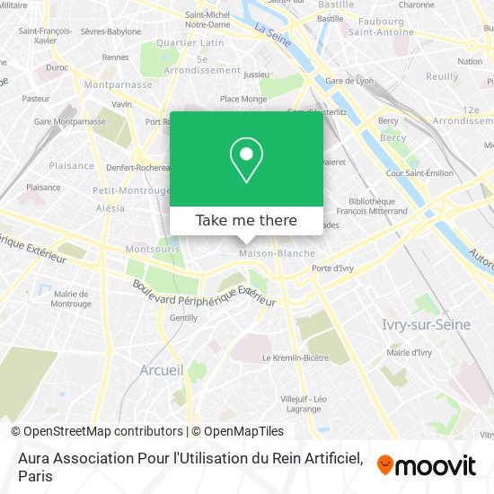 Aura Association Pour l'Utilisation du Rein Artificiel map