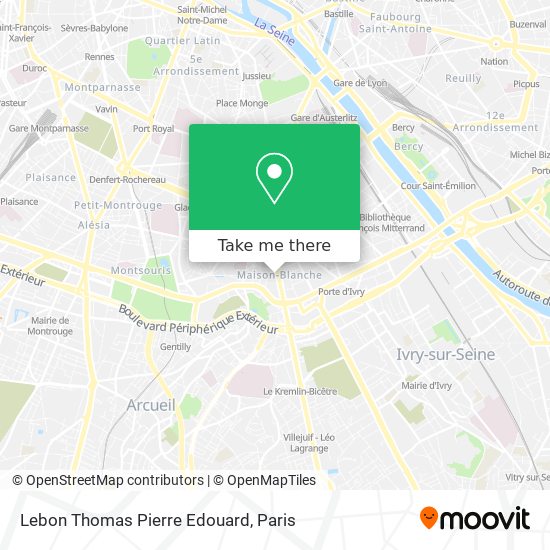 Lebon Thomas Pierre Edouard map