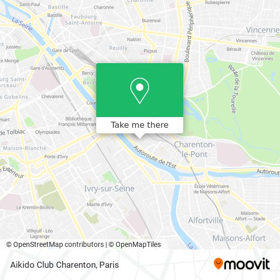 Aikido Club Charenton map