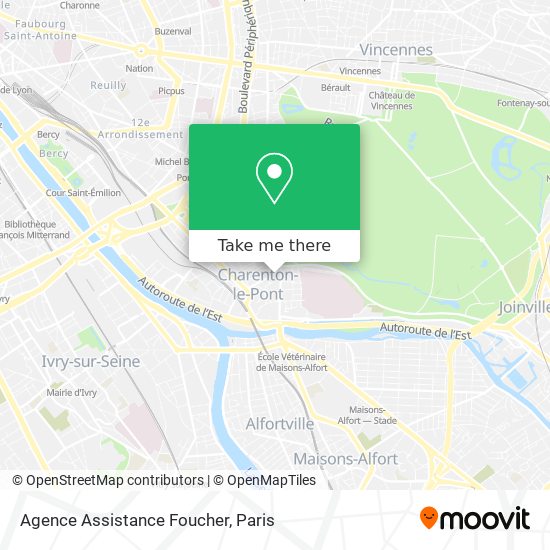 Agence Assistance Foucher map