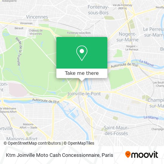 Ktm Joinville Moto Cash Concessionnaire map