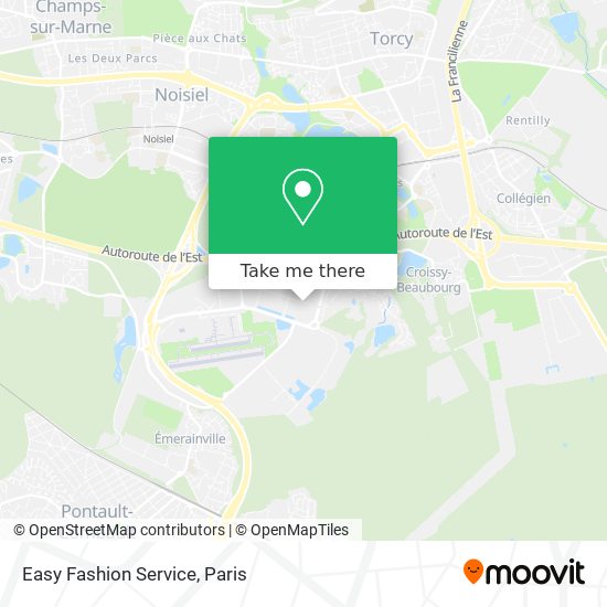 Easy Fashion Service map