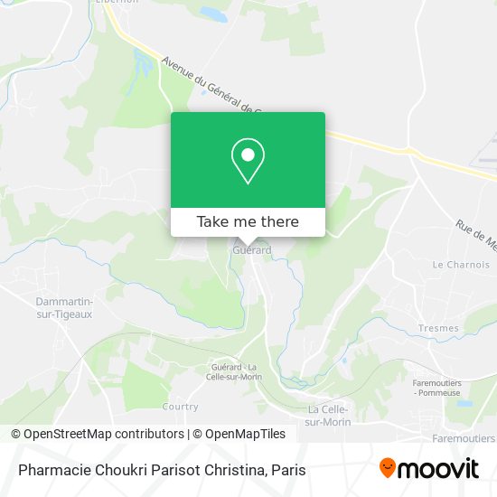 Mapa Pharmacie Choukri Parisot Christina