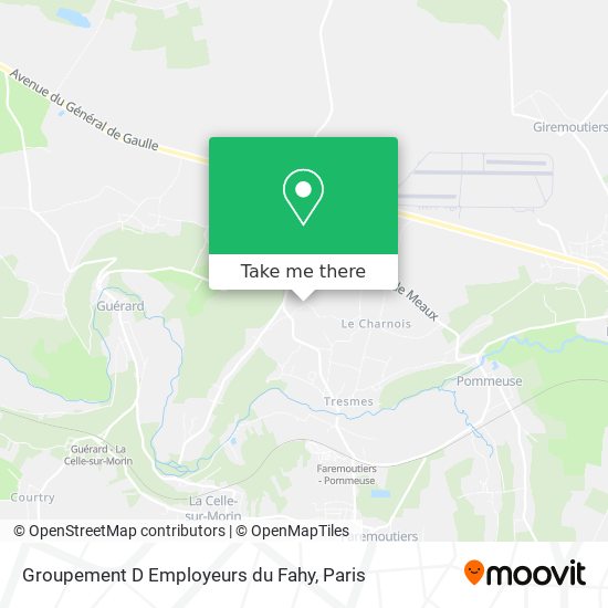 Mapa Groupement D Employeurs du Fahy