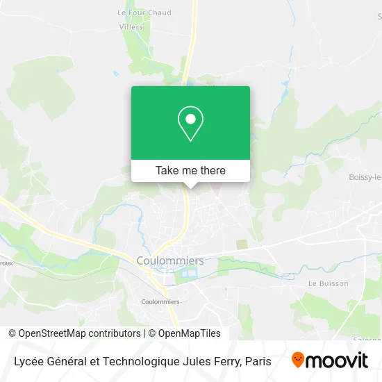 Lycée Général et Technologique Jules Ferry map