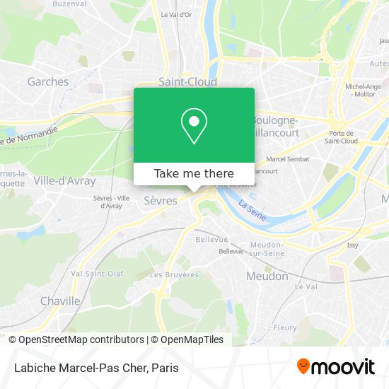 Mapa Labiche Marcel-Pas Cher
