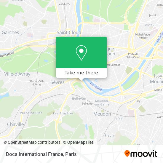 Mapa Docs International France