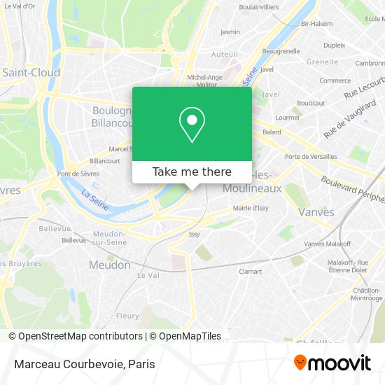 Mapa Marceau Courbevoie