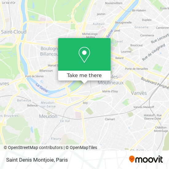 Saint Denis Montjoie map