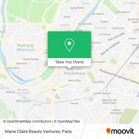 Marie Claire Beauty Ventures map