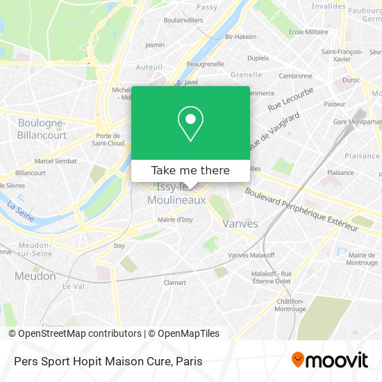 Mapa Pers Sport Hopit Maison Cure