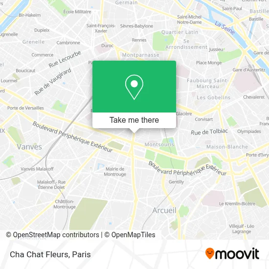 Cha Chat Fleurs map