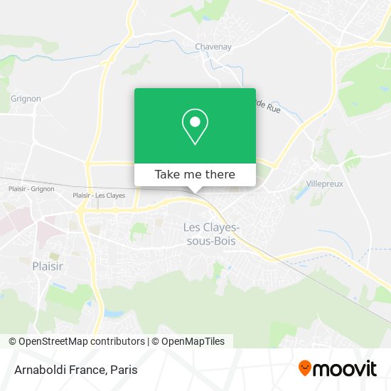 Mapa Arnaboldi France