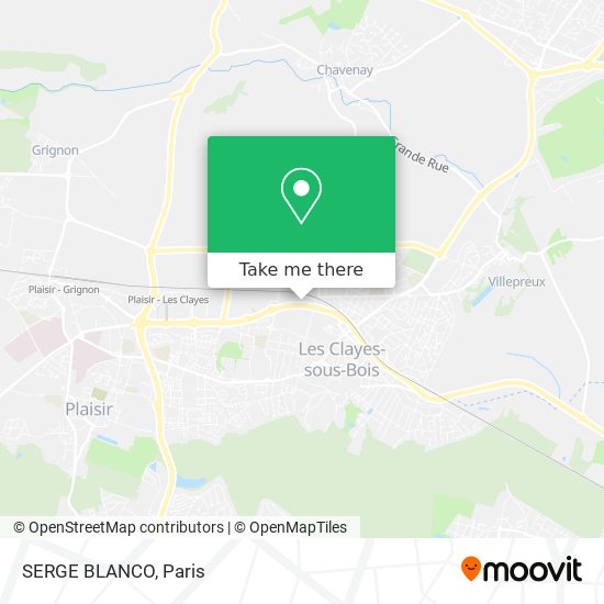 SERGE BLANCO map