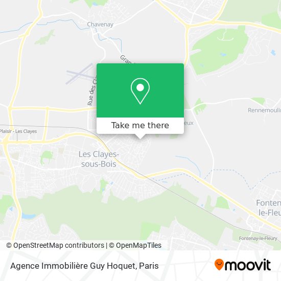 Agence Immobilière Guy Hoquet map