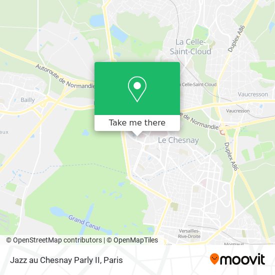 Jazz au Chesnay Parly II map