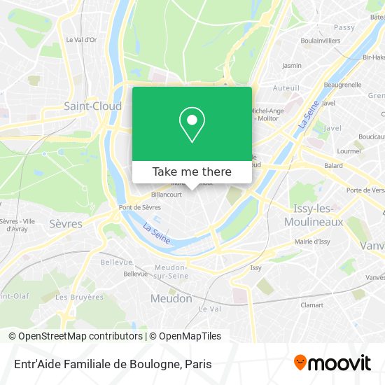 Mapa Entr'Aide Familiale de Boulogne